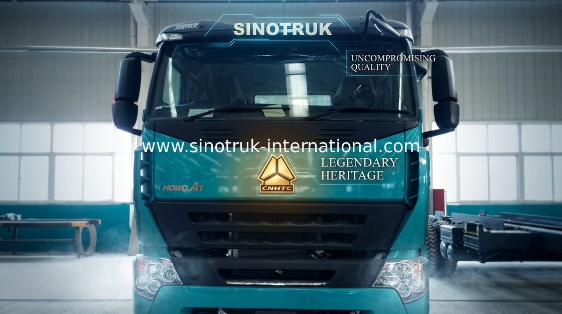 کامیون کمپرسی معدن RHD SINOTRUK HOWO A7 کامیون زباله ZZ3257M3847N1 A7- P