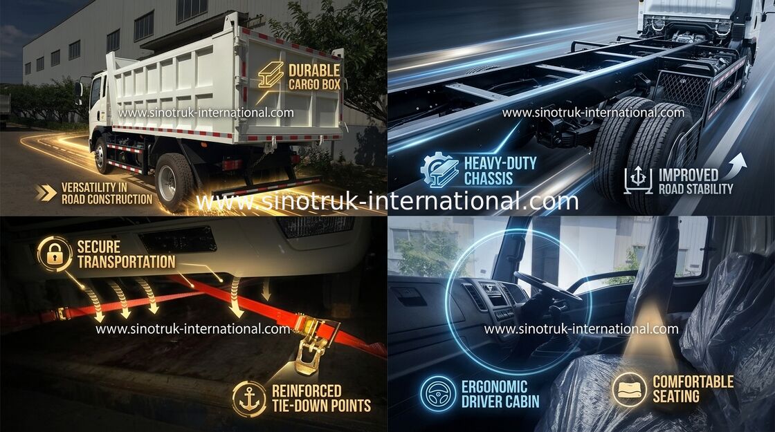 کامیون کمپرسی Euro Iii Sinotruk Howo 6x4 برای صنعت معدن