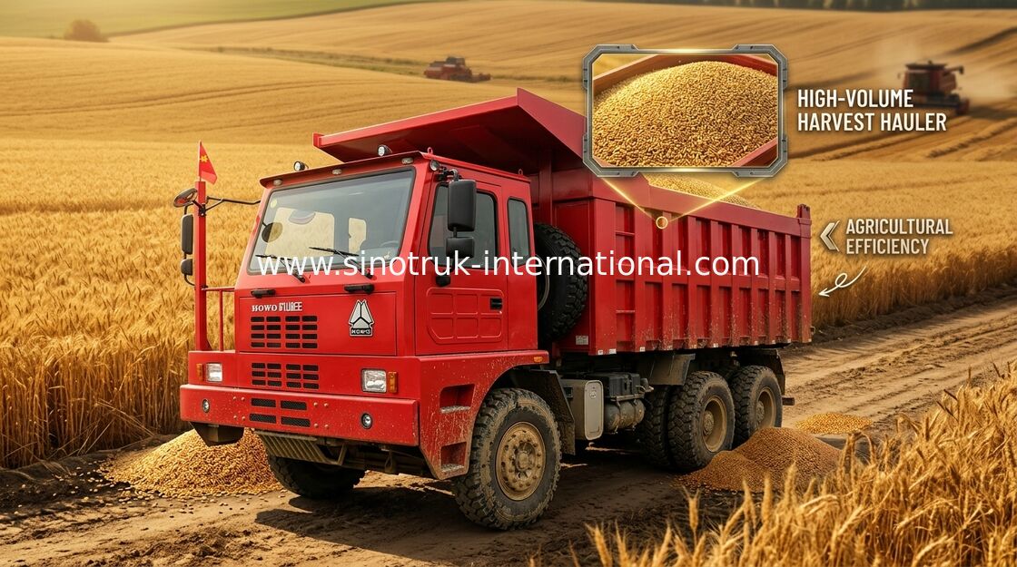 D12.42 420HP موتور کامیون کمپرسی، کامیون کمپرسی Ten Wheeler 6X4