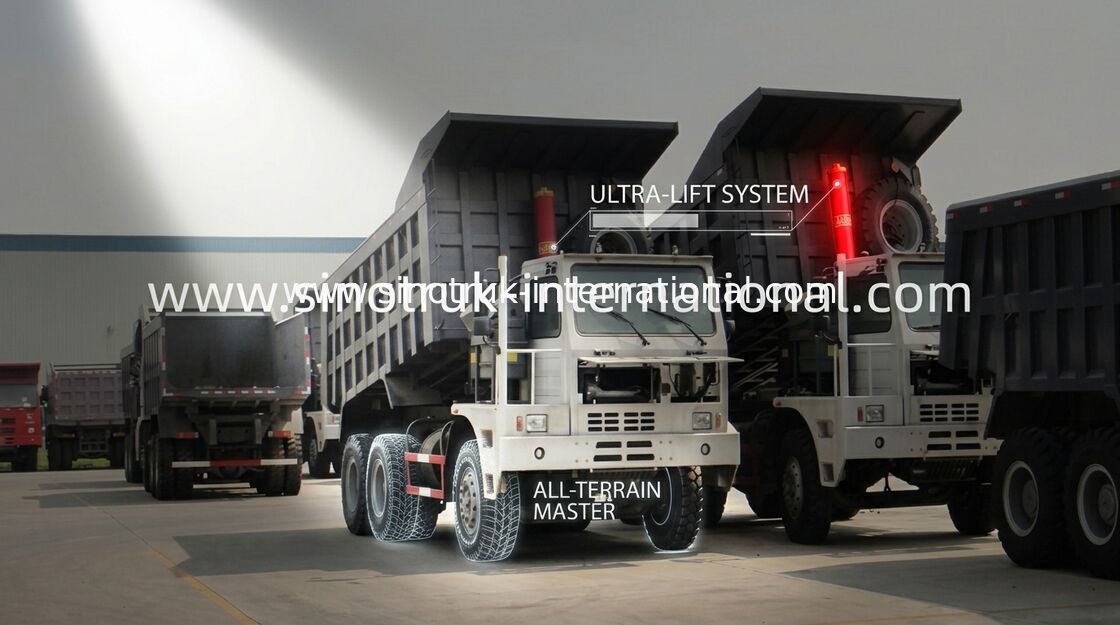 کامیون کمپرسی LHD 6X4 با ظرفیت 70 تن