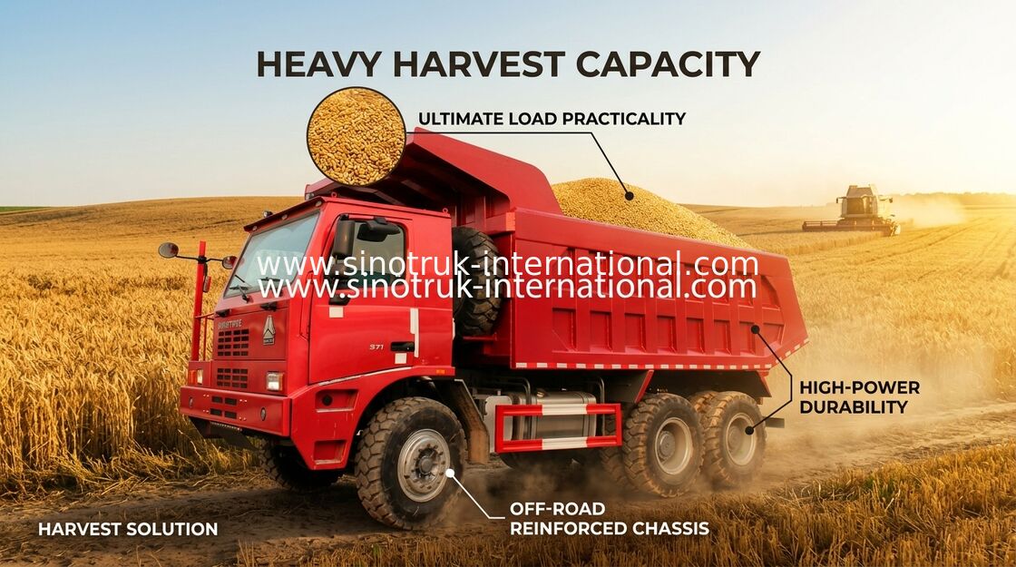 70 کامیون کمپرسی معدن، یورو 2 SINOTRUK HOWO 6x4 کامیون