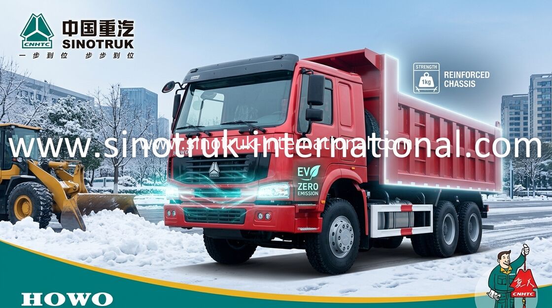 کامیون کمپرسی SINOTRUK HOWO 371HP 8X4 LHD 31tons 20-30CBM ZZ3317N3567W