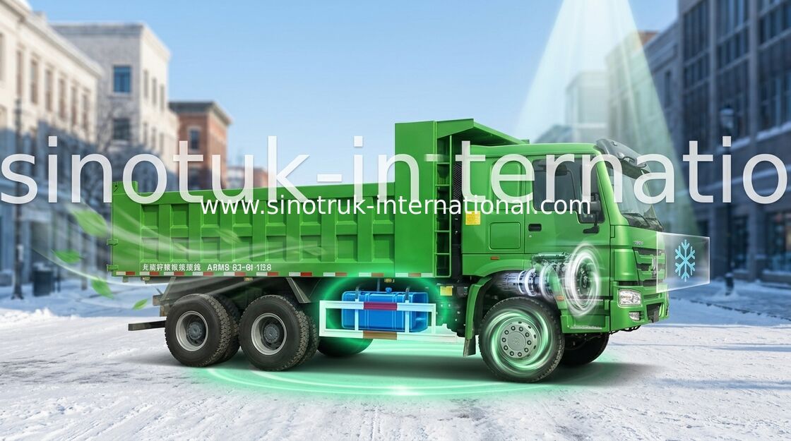 SINOTRUK HOWO کامیون کمپرسی کامیون 290HP 6X4 LHD 25tons 10-25CBM ZZ3257M2947A