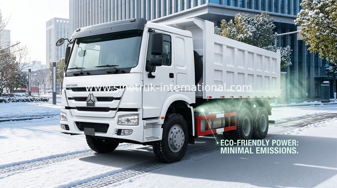 کامیون کمپرسی SINOTRUK HOWO 25tons 371HP 10 چرخ RHD 10-25CBM ZZ3257N3647A