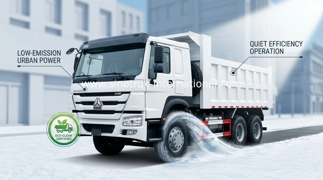 کامیون کمپرسی تخلیه کننده SINOTRUK HOWO 10 چرخ 25-40 تن 25-25 کیلوگرم ZZ3257N3647A