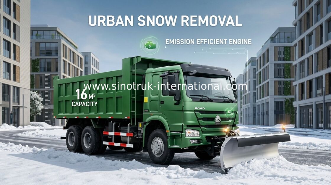کامیون کمپرسی SINOTRUK HOWO 25tons 371HP 10 چرخش LHD 10-25CBM ZZ3257N3847A