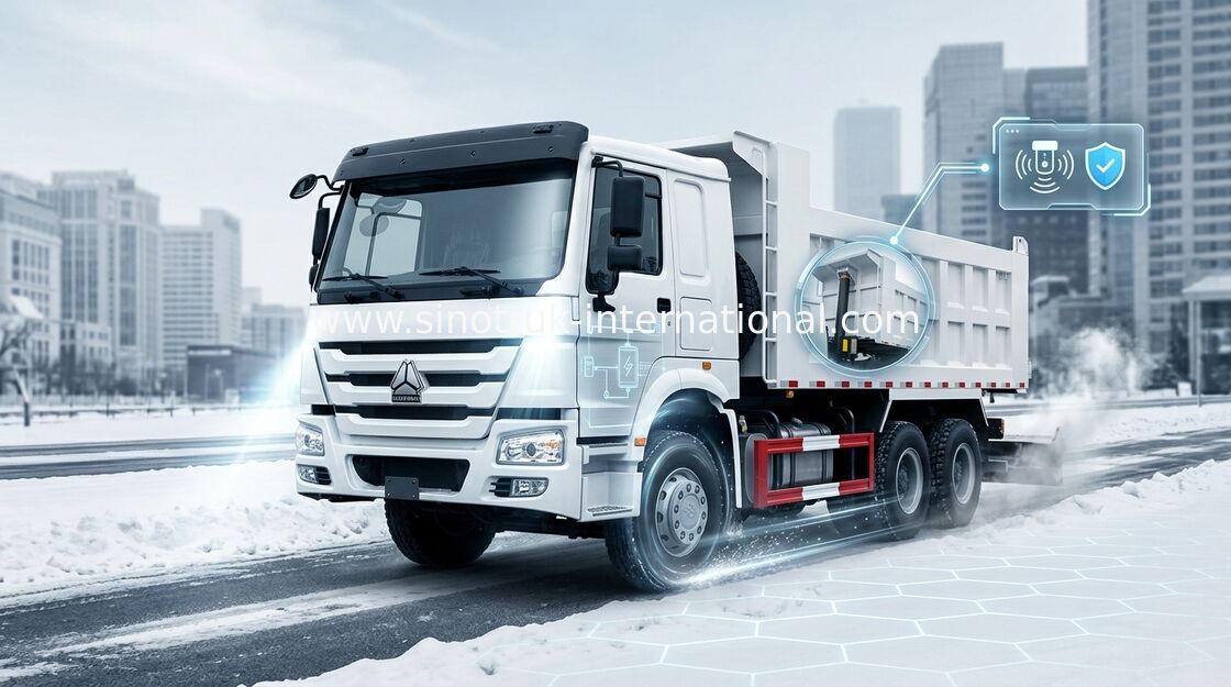 کامیون کمپرسی SINOTRUK HOWO 371HP 6X4 می تواند 25-40 تن ماسه یا سنگ بارگیری کند