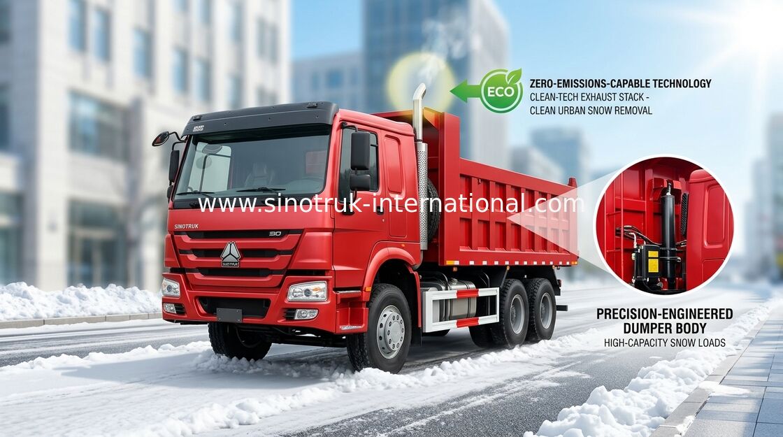 کامیون کمپرسی کامیون SINOTRUK HOWO 10 چرخ 371HP بار 25-40tons شن و ماسه یا سنگ