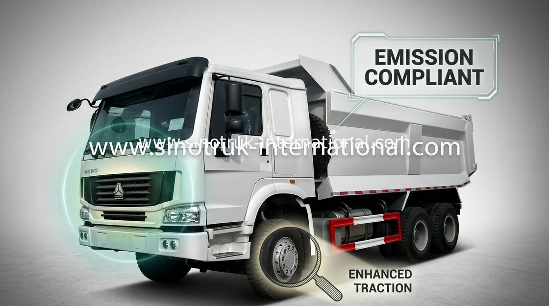 کامیون کمپرسی کامیون SINOTRUK HOWO 10 چرخ 10-25 کیلو متر بار 25-40tons کالا