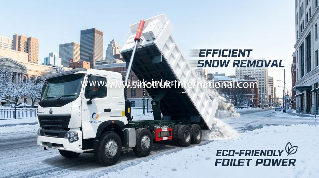 SINOTRUK HOWO A7 8X4 کامیون کمپرسی سنگین برای ساخت و ساز ZZ3317N3867N1