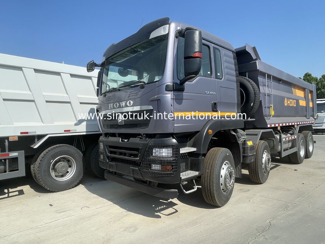 SINOTRUK TX مدل 400HP 8X4 کامپینگ کامپینگ ساخت و ساز بالا بردن جلویی سفارشی مشتری