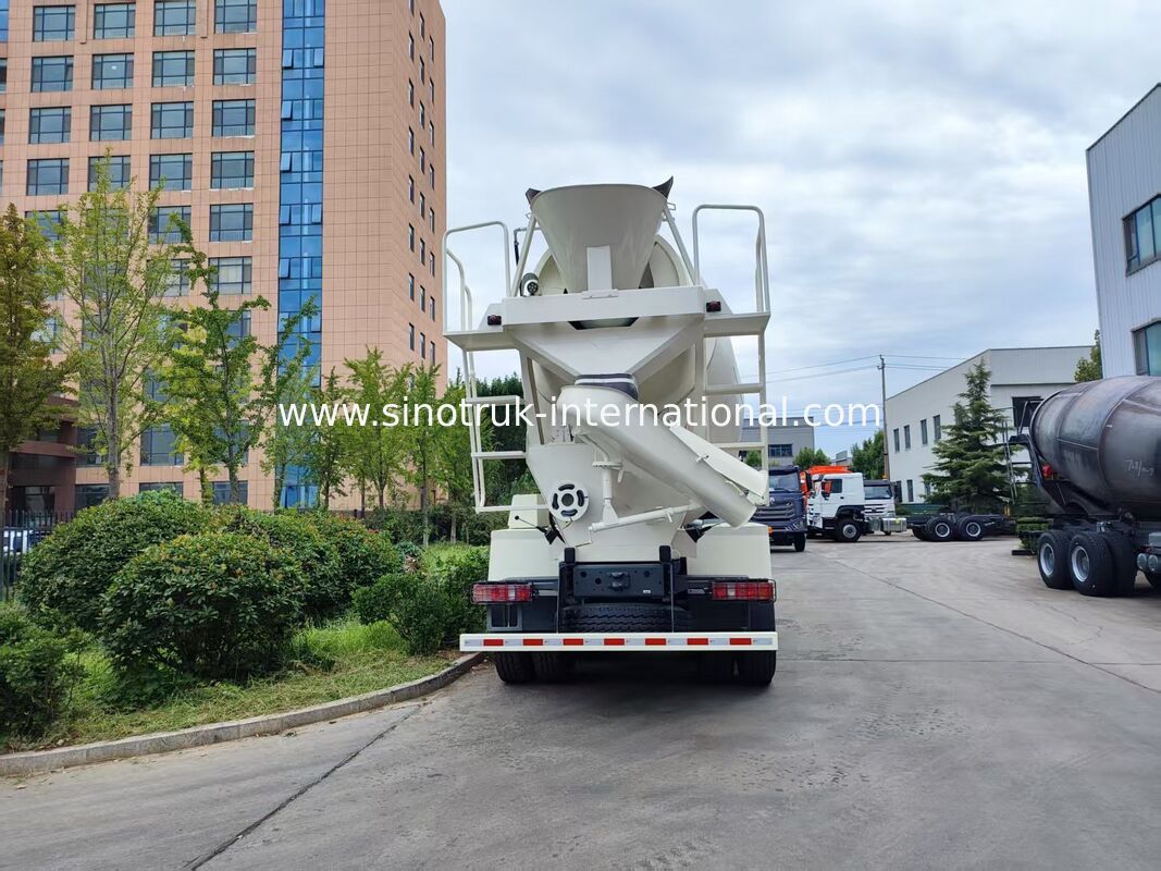 کار سنگین HOWO 8x4 16m3 مخلوط کنکریت کامیون 371HP موتور PMP سرعت کاهش دهنده برای ساخت و ساز