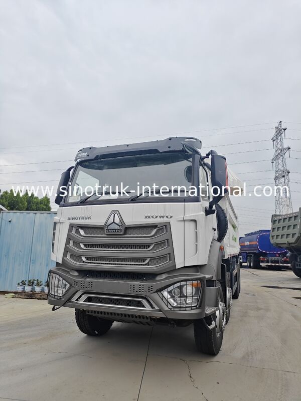 کامیون کمپرسی تیپر HOWO 8X4 380 اسب بخار NX با فلپ برزنتی فرمان راست