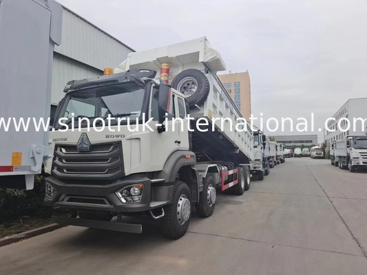 کامیون کمپرسی سنگین SINOTRUK HOWO بالابر جلو 8×4 RHD