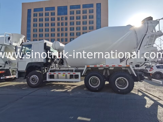 SINOTRUK HOWO 6×4 10 چرخ کامیون مخلوط کنکریت 400 HP کارایی بالا LHD