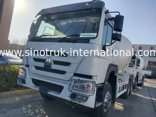 قدرت اسب 400HP HOWO مخلوط کننده کامیون 6-12CBM LHD 6×4 10 چرخ