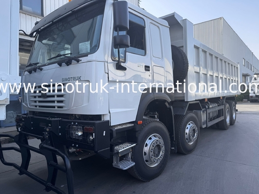 SINOTRUK HOWO 371HP کامپ ترمپ کامپران ساخت و ساز پیشروی قدیمی آمپر نظامی برای مناطق معدن