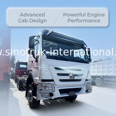 Sinotruk HOWO 6X4 کامیون باربری 400hp 12 چرخ TX کابین