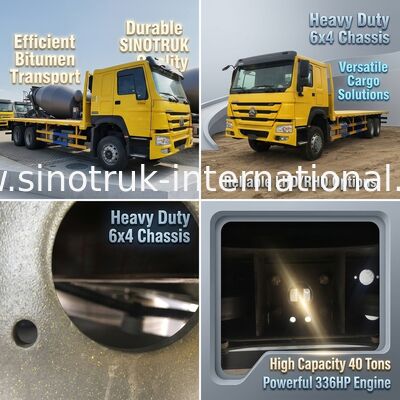 LHD RHD ZZ1257N4641W 40 تن کامیون باری 266HP