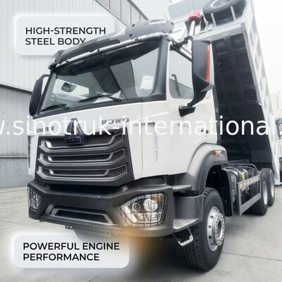 SINOTRUK HOHAN کامیون جدید هوو با موتور 371HP 6 × 4 نوع ران و ظرفیت 19-20CBM