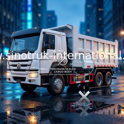 Modern Back Loader Garbage Truck 20 CBM 6X4 ZZ1257M4341W Garbage Bin Trucks