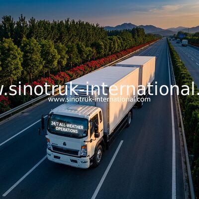 کامیون یخچال دار SINOTRUK HOWO 4×2 5-10 تنی 140 اسب بخار RHD
