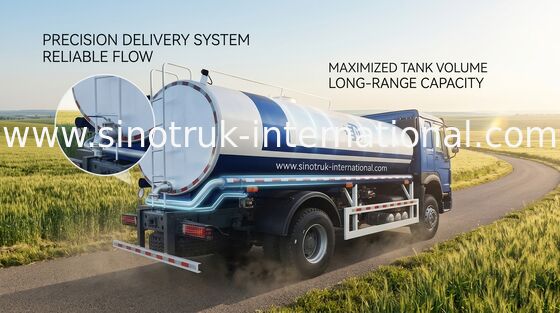 HOWO SINOTRUK تانک آب 300HP تانک حمل و نقل