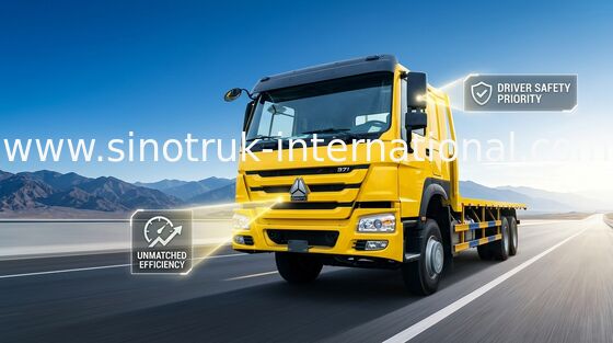 کامیون باری تختخواب بلند LHD ZZ1257S4641W 371HP 7.65 متر