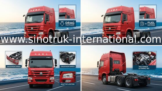 تراکتور کامیون SINOTRUK HOWO LHD 6X4 Euro2 336HP ZZ4257N3241W