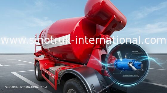 کامیون میکسر بتن LHD 8X4 SINOTRUK HOWO 371 اسب بخار