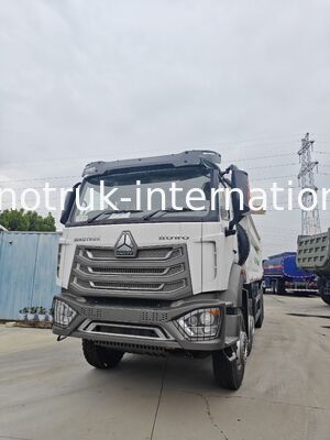 کامیون کمپرسی تیپر HOWO 8X4 380 اسب بخار NX با فلپ برزنتی فرمان راست