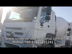 قدرت اسب 400HP مصرف سوخت کم HOWO مخلوط کننده کامیون 6-12CBM LHD 6×4 10 چرخ