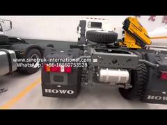 کامیون کشنده کابین SINOTRUK HOWO Ghost Face 6X6 یورو 2 430 اسب بخار سپر نظامی سفید برای شما