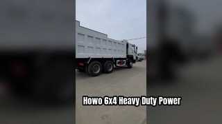کارکرده Sinotruk Howo 6x4 Dump Truck 371HP Heavy Duty Power