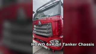 حمل و نقل کارآمد SINOTRUK HOWO 6x4 Oil Tank Truck 371HP