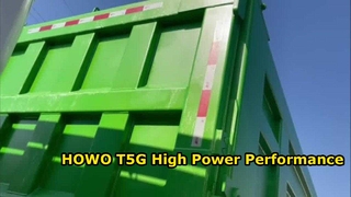 HOWO T5G کمپرسی 340HP عملکرد قابل اعتماد قدرتمند