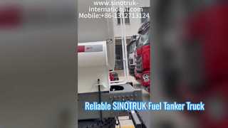 حمل و نقل سوخت قابل اطمینان SINOTRUK HOWO 6X4 تانکر کامیون