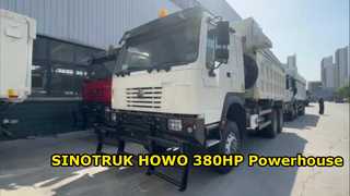 SINOTRUK HOWO 380HP کامیون تخلیه کننده عملکرد سنگین